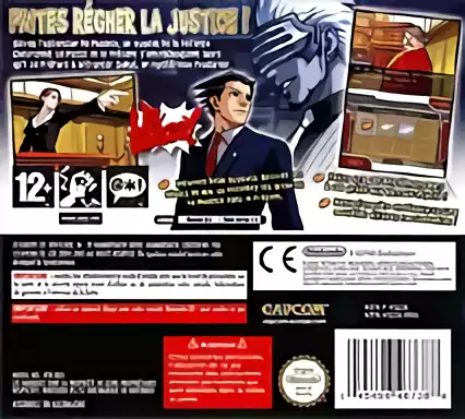 Image n° 2 - boxback : Phoenix Wright - Ace Attorney - Trials and Tribulations